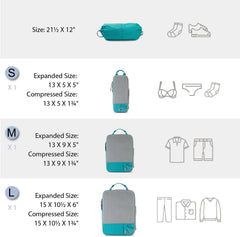 BAGSMART Compression Packing Cubes for Travel Essentials