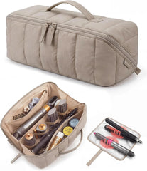 BAGSMART Hair Tool Travel Bag for Shark FlexStyle & Dyson Airwrap,Wide Open