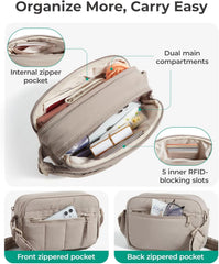 BAGSMART Cross Body Purse, Mini Crossbody Bags for Women Travel Purse
