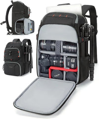 BAGSMART Camera Bag for Photographers Professional Fits up to 15.6" Laptop