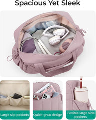 BAGSMART Duffle Bag for Travel, Gym Bag for Women, Weekender Carry on