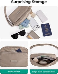 BAGSMART Mini Foldable Crossbody Bags for Women, Cute Travel Purses