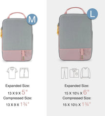 BAGSMART Compression Packing Cubes for Travel Essentials