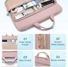 BAGSMART Laptop Sleeve Case with Handle Protective Water-Resistant