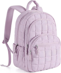 BAGSMART Travel Backpack for Women, 15.6" College Laptop Backpack, Lavender