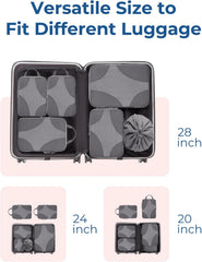 Bagsmart Compression Packing Cubes, Travel Bag Cruise Ship Essentials