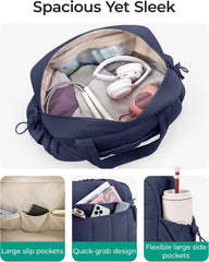BAGSMART Duffle Bag for Travel, Gym Bag for Women, Weekender Carry on