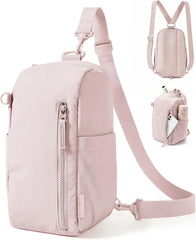 BAGSMART Small Crossbody Bags for Women, Puffer Sling Bag Fanny Packs