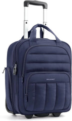 BAGSMART 16 inch Small Underseat Carry on Luggage, Suitcase with Wheels