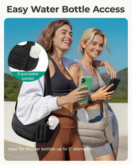 BAGSMART Shoulder Bag for Women Small Puffer Purses Crossbody Bag