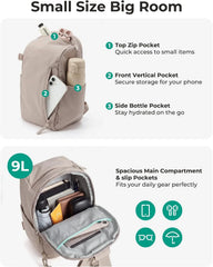 BAGSMART Small Crossbody Bags for Women, Puffer Sling Bag Fanny Packs