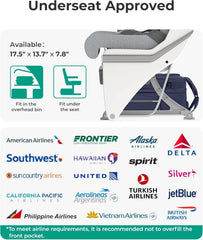 BAGSMART 16 inch Small Underseat Carry on Luggage, Suitcase with Wheels