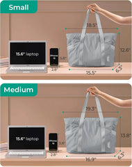 BAGSMART Gym Tote Bag for Women, 24L/28L Travel Tote Yoga Mat Bag