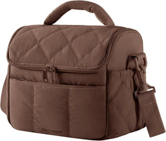 BAGSMART Insulated Lunch Bags for Women, Cute Quilted Lunch Box