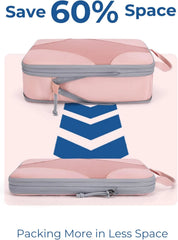 Bagsmart Compression Packing Cubes, Travel Bag Cruise Ship Essentials