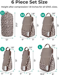 BAGSMART Compression Packing Cubes for Travel Essentials