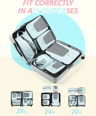 Bagsmart Compression Packing Cubes, Travel Bag Cruise Ship Essentials
