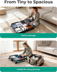 BAGSMART 83L Foldable Travel Bag, Large Duffle Bag Luggage for Travel