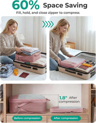 BAGSMART Compression Packing Cubes for Travel Essentials