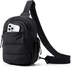 BAGSMART Small Sling Bag for Women, Puffer Crossbody Bag Hobo Handbag