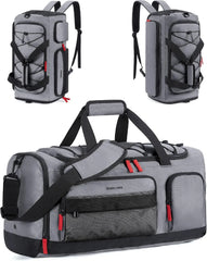 BAGSMART Gym Bag for Men, Athletic Sports Backpack Travel Hiking Duffel