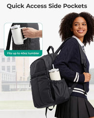 BAGSMART Travel Backpack for Women, 15.6 Inch Laptop College Backpack