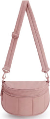 BAGSMART Crossbody Bags for Women Travel Purse, Puffer Bum Bag Handbag Wallets, Crossbody Fanny Packs for Travel & Work