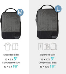 BAGSMART Compression Packing Cubes for Travel Essentials