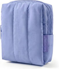 BAGSMART Small Makeup Bag for Women with Slip-in Pocket, Purple