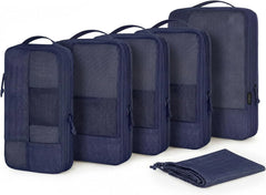 BAGSMART Compression Packing Cubes for Travel, 6 Set Luggage Organizer Bags