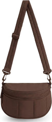 BAGSMART Crossbody Bags for Women Travel Purse, Puffer Bum Bag Handbag Wallets, Crossbody Fanny Packs for Travel & Work