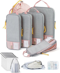 BAGSMART Compression Packing Cubes for Travel Essentials