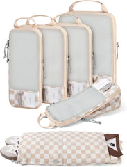 BAGSMART Compression Packing Cubes for Travel Essentials