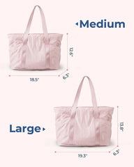 BAGSMART Gym Tote Bag for Women, 24L/28L Travel Tote Yoga Mat Bag