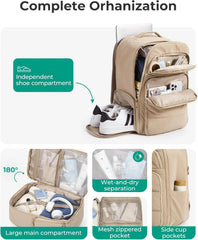 BAGSMART 35L Travel Backpack for Women, 17.3" Carry-On Personal Item