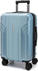 BAGSMART Expandable Carry On Luggage 22x14x9 Airline Approved, Airy Blue