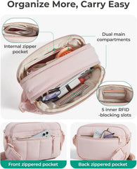 BAGSMART Cross Body Purse, Mini Crossbody Bags for Women Travel Purse