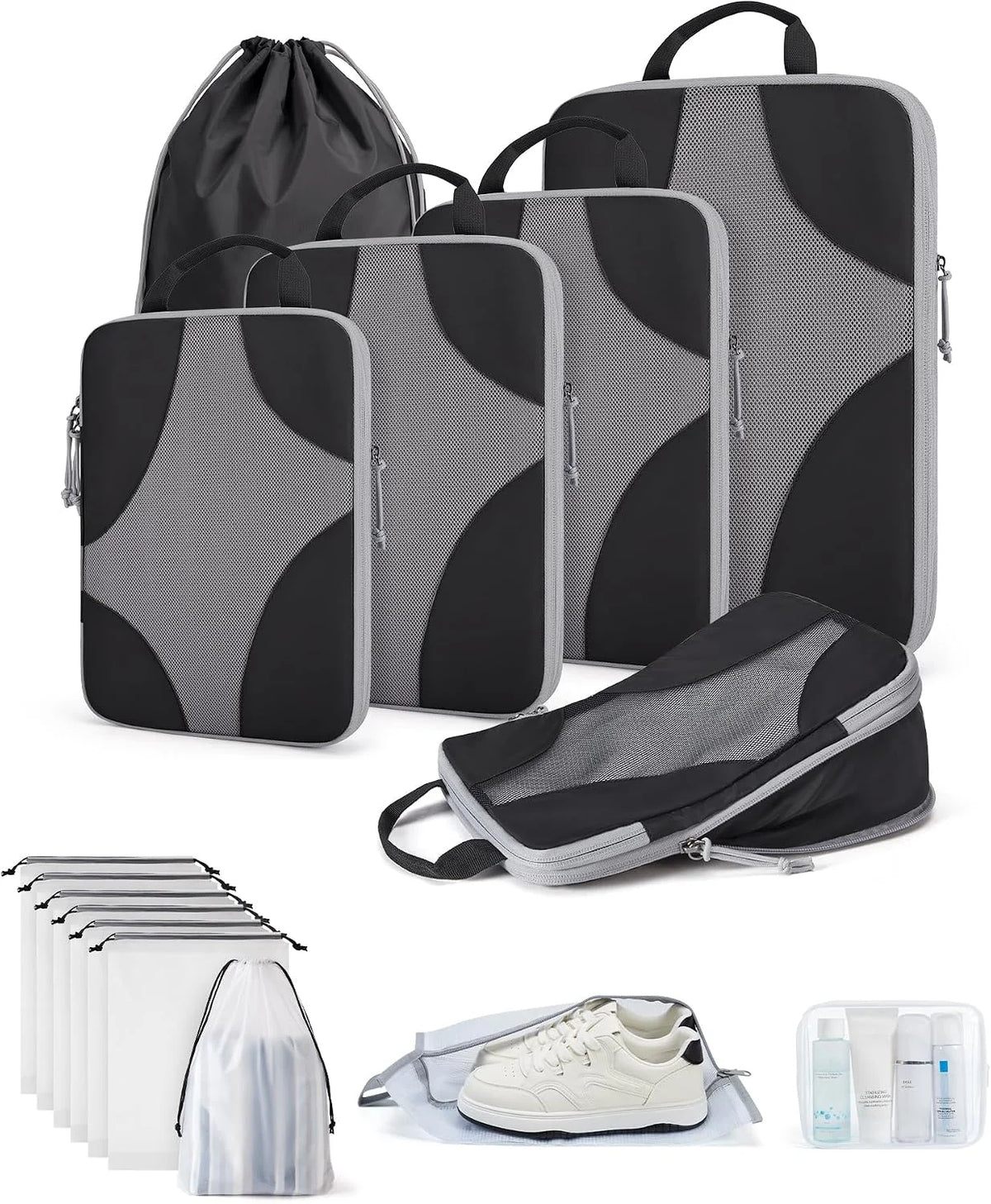 Bagsmart Compression Packing Cubes, Travel Bag Cruise Ship Essentials