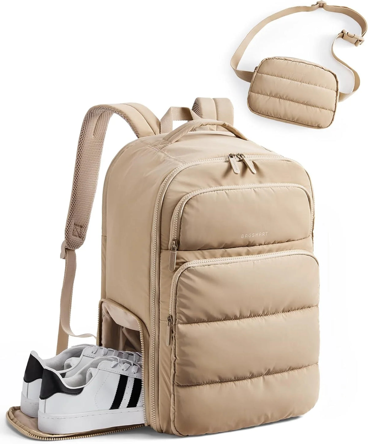 BAGSMART 35L Travel Backpack for Women, 17.3" Carry-On Personal Item