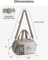 BAGSMART Duffle Bag for Travel, Gym Bag for Women, Weekender Carry on