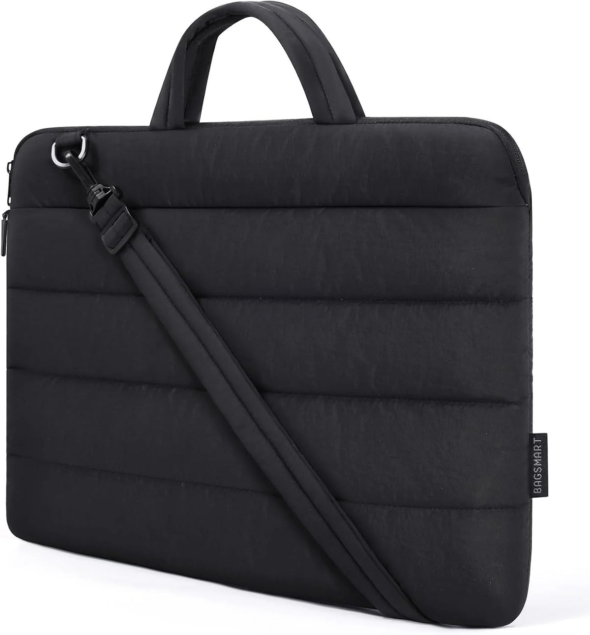 BAGSMART 13-14 Inch Laptop Sleeve with Pocket Quilted Laptop Case for Work