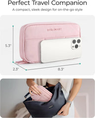 BAGSMART Electronics Organizer for Cords Chargers Phones, Coffee