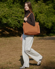 BAGSMART Puffy Tote Bag for Women, Lightweight Work Tote Handbag