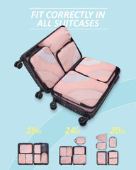 BAGSMART Compression Packing Cubes for Travel