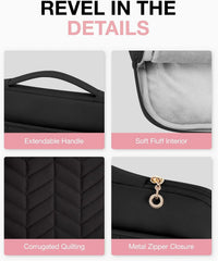 BAGSMART 13.3-14 Inch Laptop Case with Handle, Padded Laptop Sleeve Bag
