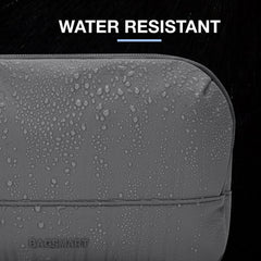 BAGSMART Travel Toiletry Bag for Men, Dopp Kit Water Resistant Shaving Bag for Toiletries Accessories, Grey-Medium