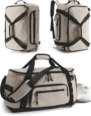 BAGSMART 4-IN-1 Gym Bag for Women Men, TSA Duffle Bag for Travel