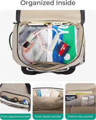 BAGSMART 4-IN-1 Gym Bag for Women Men, TSA Duffle Bag for Travel