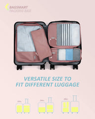 BAGSMART Compression Packing Cubes for Travel Essentials