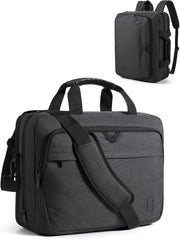 BAGSMART 3 In 1 Laptop Bag for Men Expandable Computer Bag 17.3 Inch, Black